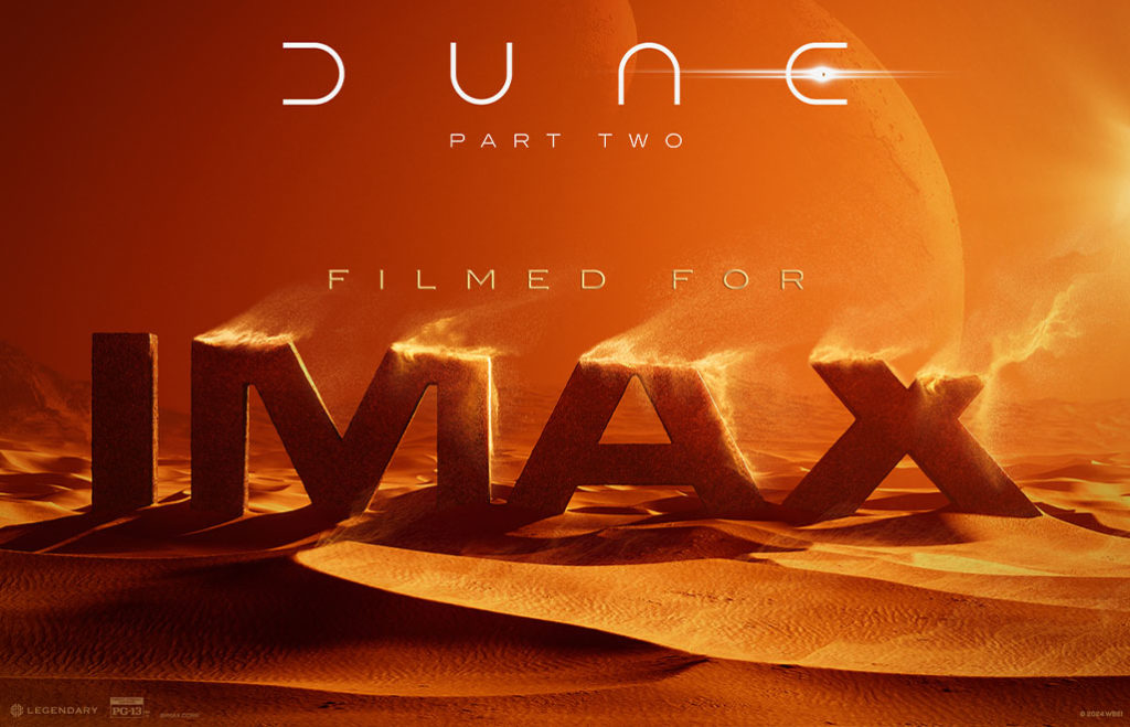 Dune: Part Two filmed for IMAX