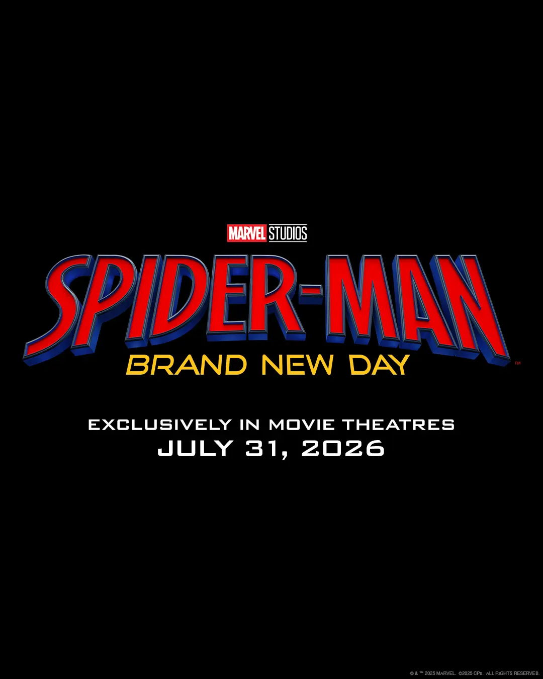 Spider-Man: Brand New Day Movie
